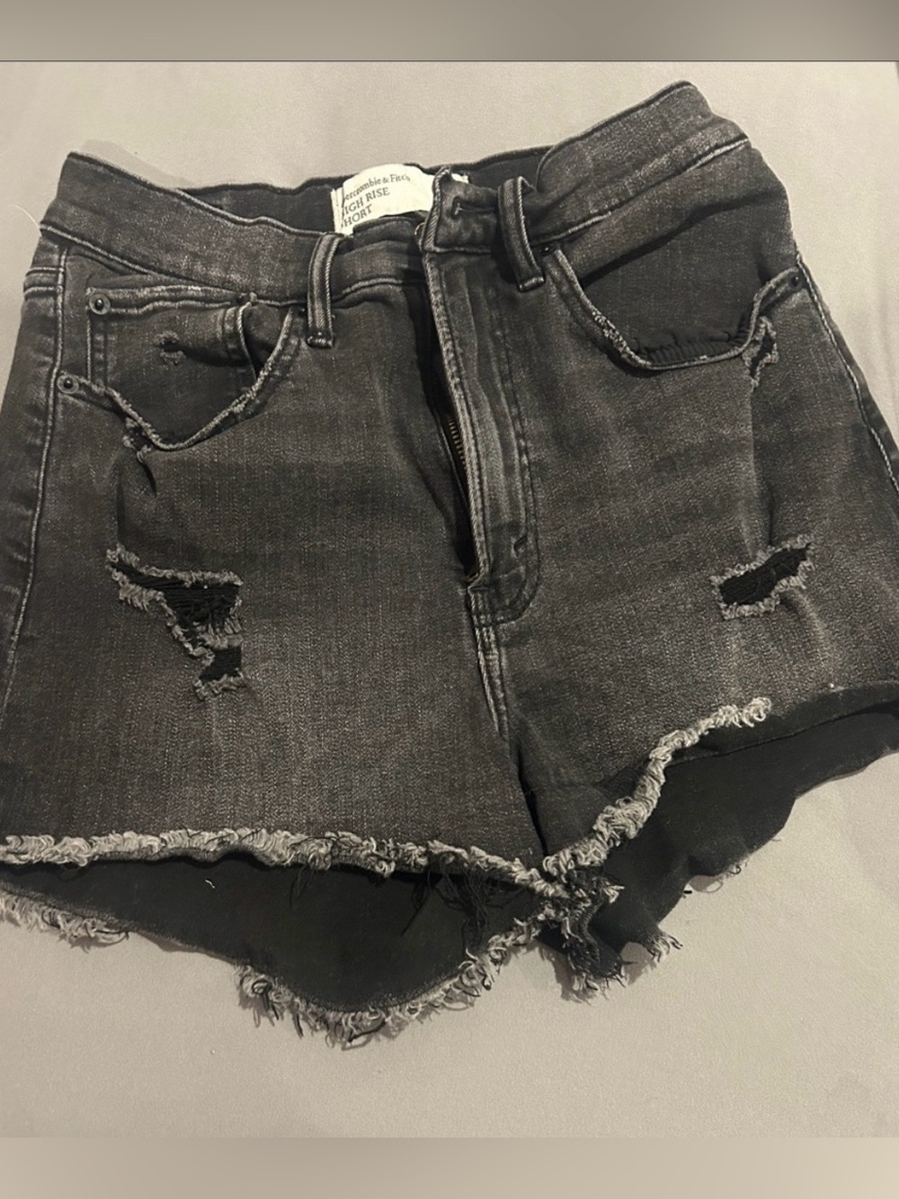 Abercrombie and Fitch CurveLove High Rise Denim Short